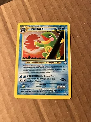 Pokémon TCG Politoed Neo Discovery 8/75 Holo Unlimited Holo Rare NM • $30