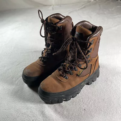 Lacrosse Hunting Boots Womens 7 Brown 900 Gram Hunting Snow Insulated Thinsulate • £28.92