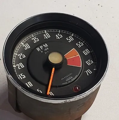 MGA  Jaeger RN2350/01 Tachometer-Bracket With Nuts-Nice Shape -No Lens--S4 L #4 • $50