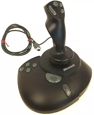 Microsoft SideWinder Precision Pro Joystick PC Untested Flight Simulator EUC 49L • $9.88