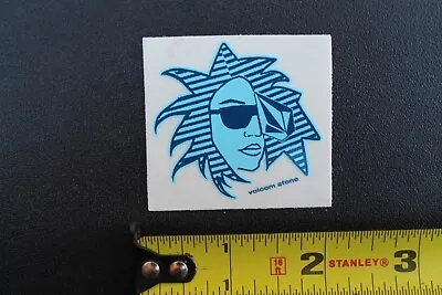 VOLCOM Stone Punk Rock Sunglasses Blue Original Vintage Skateboarding STICKER • $14