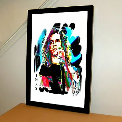 Michael Hutchence INXS Singer New Wave Rock Music Poster Print Wall Art 11x17 • $15.29