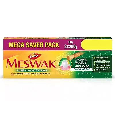 Dabur Meswak Complete Oral Care Toothpaste Rare Miswak Natural No Added Fluoride • $24