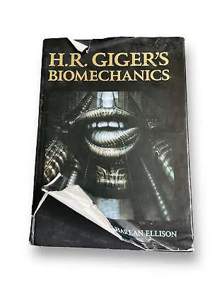£150 • Buy H. R. Giger's Biomechanics Hardback Cover Book 1990 Vintage Rare