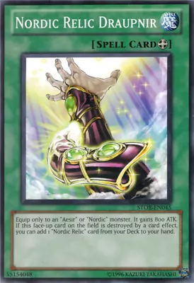 Nordic Relic Draupnir STOR-EN045 Common Yu-Gi-Oh Card English (U) New • £0.99