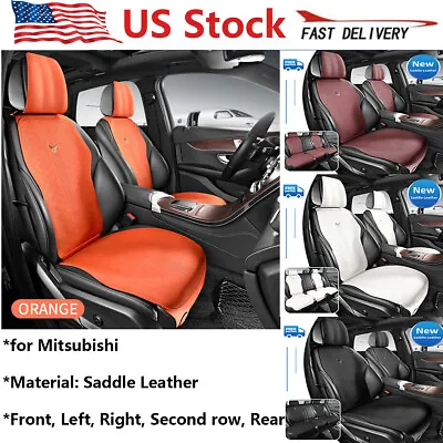 For Mercedes Benz C300 Seat Covers Full Set Waterproof Leather Front Rear Parts • $127.67