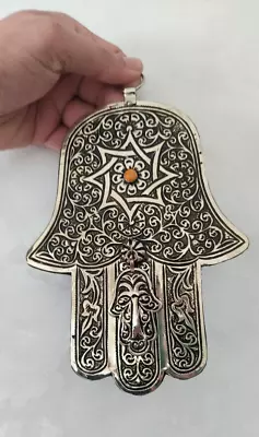 Moroccan Wall Decoration KHEMISSA Handmade - Hand Of Fatima HAMSA Moroccan • $25