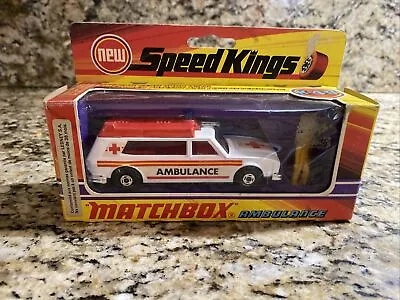 MATCHBOX SPEED KINGS K-49 Ambulance • $49.99
