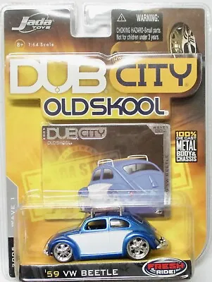 2005 Jada Dub City Old School '59 Volkswagen Beetle Blue Combined Shipping • $11.99