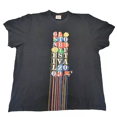 Glastonbury Festival T Shirt 2009 XL Kasabian The Specials Lady Gaga Prodigy  • £24.99