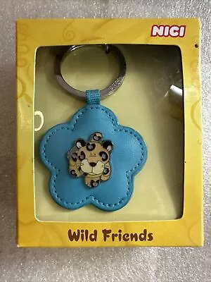 Enesco Nici Wild Friends Keychain Blue Leapord • $7.95