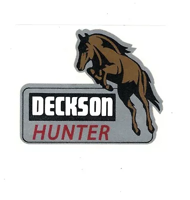 Deckson Hunter  1970s  Vintage Mini Bike Petrol Tank Decal • $8