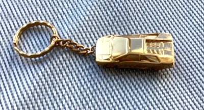 Vintage Lamborghini Diablo Gold Plated Die Cast Model Car Keyring / Key Chain • £6.99