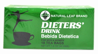 £24.80 • Buy 5 BOXES OF Dieters' Drink Bebida Dietetica Natural Leaf Brand 90 Tea Bag