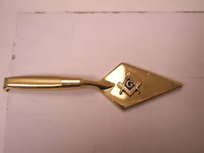 Masons Trowel Vintage ANSON Tie Bar Clip Shriner Scottish Rite Lodge Grand • $28.49