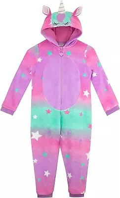 £21.91 • Buy Harry Bear Girls Unicorn 1Onesie All In One Pyjamas Age 4-6 Years BNWT Ombre