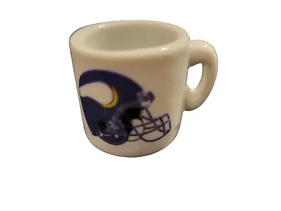 NFL Minnesota Vikings Mini Miniature Ceramic Mug Vintage Collectible 1.25” • $4.24