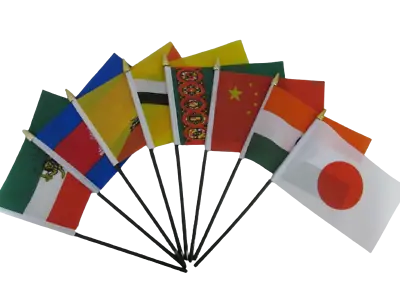 £2.99 • Buy Table Desktop Flag Asian Countries Without Base FREE UK Delivery!