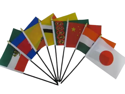 Table Desktop Flag Asian Countries Without Base FREE UK Delivery! • £3.99