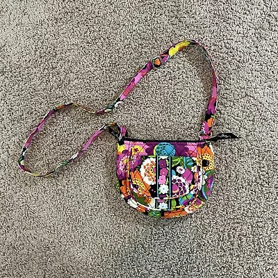 Vera Bradley Va Va Bloom Crossbody Purse Shoulder Bag Floral Retired Pink • $13