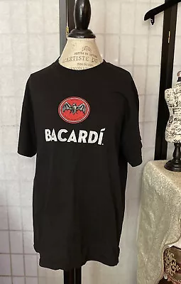 Bacardi Unisex Sz L Cotton Screenprint Tee/T-Shirt • £18.99