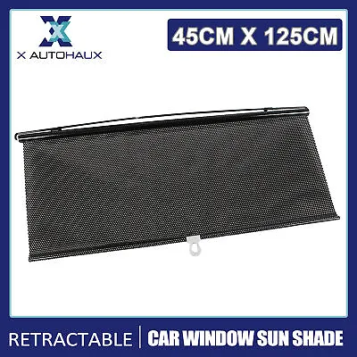 Car Retractable Windshield Sun Shade Roller Visor Curtain UV Protection Block • $19.59