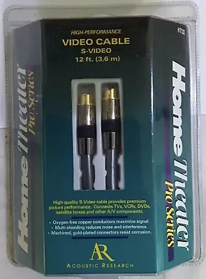 Home Theater Pro Series High-Performance S-Video Cable 12FT • $8