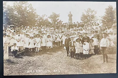 Mint USA RPPC Real Picture Postcard Civil War Decoration Day • $199.99