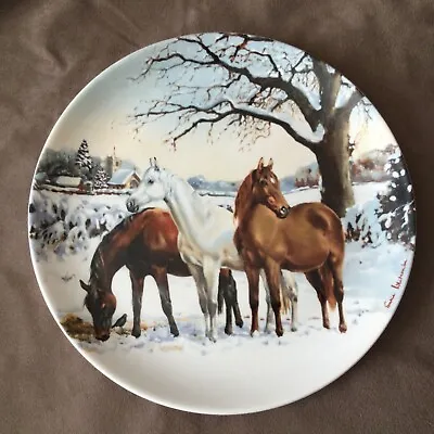 Spode Display Plate Christmas Eve By Susie Whitcombe 1990 The Noble Horse • £7.99