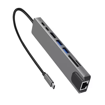 8 In 1 Type C Hub USB 3.0 HDMI 4k PD Charger Adapter TF Card Reader For NS • $29.89