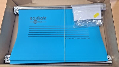 £12.99 • Buy 20x FOOLSCAP F/C EASTLIGHT PREMIUM HANGING SUSPENSION FILES TABS INSERTS BLUE