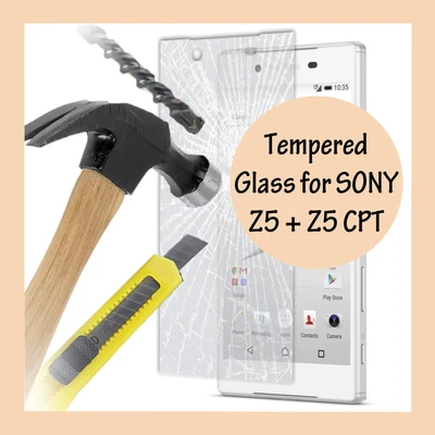 $3.95 • Buy Tempered Glass Screen Protector Film Guard For Sony Xperia Z5 & Z5 Compact