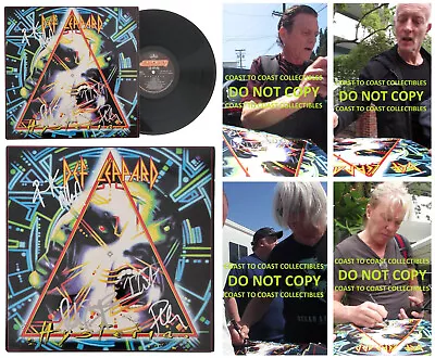 Def Leppard Signed Hysteria Album COA Exact Proof ElliottAllenCollenSavage • $1852.84