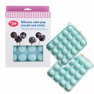 Silicone Cake Mould Lolly Pop Mold Chocolate Candy Ice Sticks Kids Fun Baking • £8.88