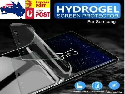 Samsung Galaxy S20 S10 S8 S9 Plus Note 9 10 HYDROGEL Full Cover Screen Protector • $4.93
