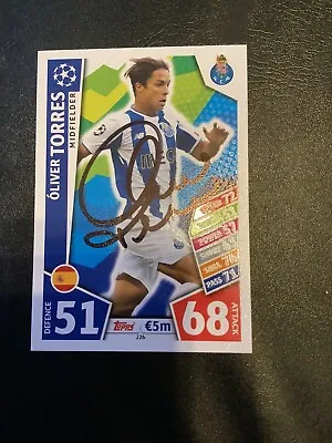 £1.99 • Buy Signed Oliver Torres Porto Football Match Attax Card