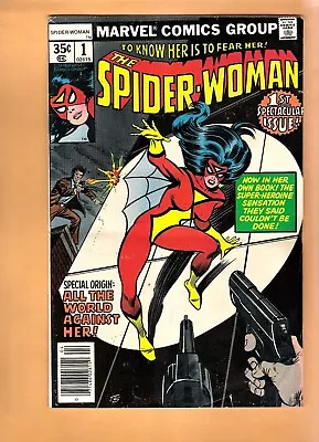 SPIDER-WOMAN  #1 Vintage Marvel Comic Book First Solo Appearance 1978 VG+ • $14.99