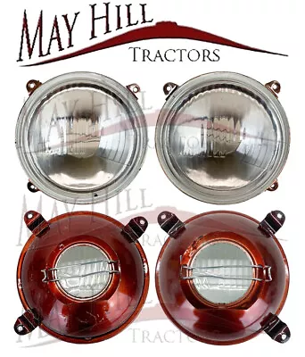 PAIR Massey Ferguson 135 148 165 168 175 178 185 188 Tractor Headlight Headlamp • £16.96