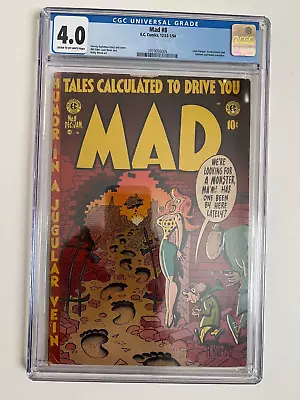 Mad #8 / 1954 / CGC 4.0 / Harvey Kurtzman Cover • $249