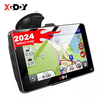 XGODY 7'' Truck Car GPS Navigation 8GB+256MB AU Map Full 2.5D Glass Touch Screen • $74.48