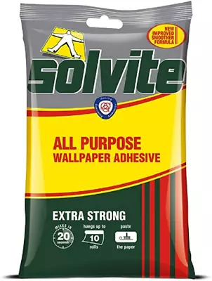 Solvite 1591161 All-Purpose Wallpaper Adhesive All-Purpose Adhesive With Paste • £4.81