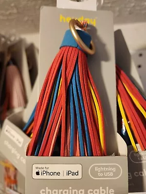 Heyday With Jessie Lin 12  LTNG To USB-A Tassel Keychain Cable Fits IPhone • $9