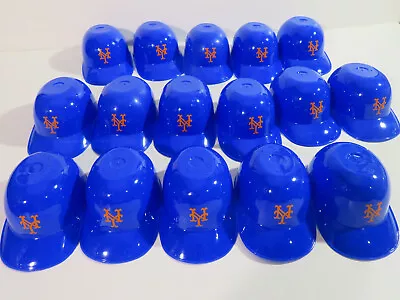 Vintage Laich New York Mets Mini Batting Souvenir Helmet Lot Of 16 Blue MLB • $29.99