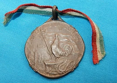Ww1 1915 French Medal Je Chante La Gloire World War I Military • $1.25