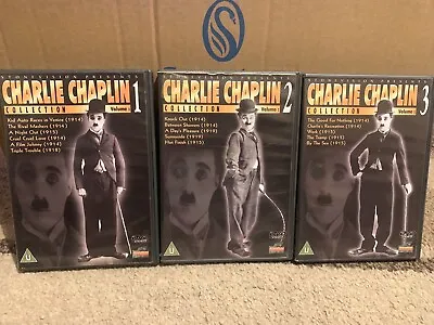 Charlie Chaplin - Vol. 1 2 & 3. DVD Collection. • £5