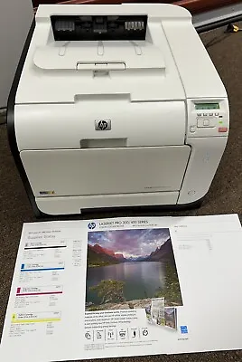 HP LaserJet Pro 400 Color M451dw Color Laser Printer No Toner 8k Pages TESTED • $130