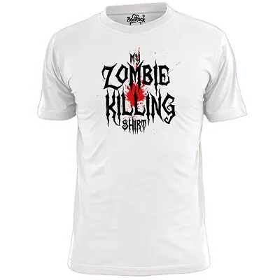 Mens This Is My Zombie Killing T Shirt T Shirt Horror Halloween • £9.99