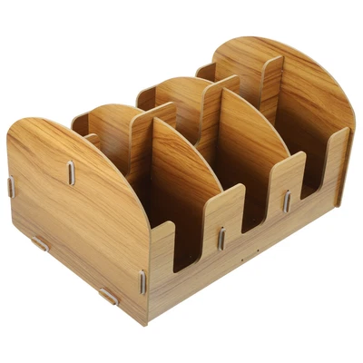 £20.40 • Buy  Coffee Station Organizer Wooden Paper Cups Organizer Countertop Cups Grids