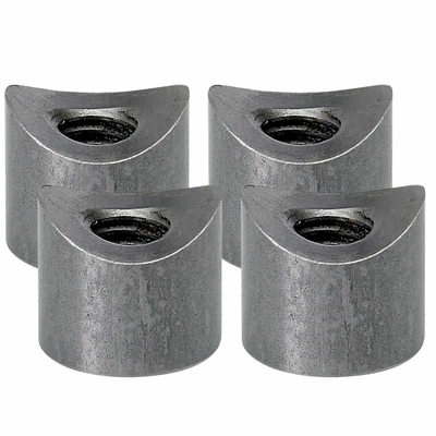 $25.29 • Buy Lowbrow Customs Coped Steel Bungs 1/2  Long - 3/8-16 Thread - 4 Pack