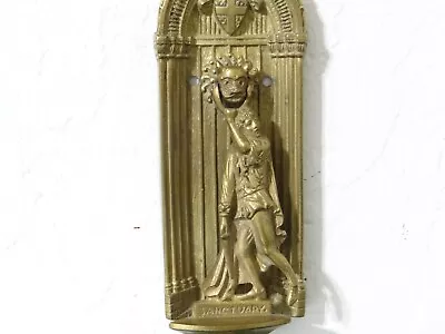 Vtg Durham Cathedral Sanctuary Religious Brass Door Knocker RD Number 550721 • $40